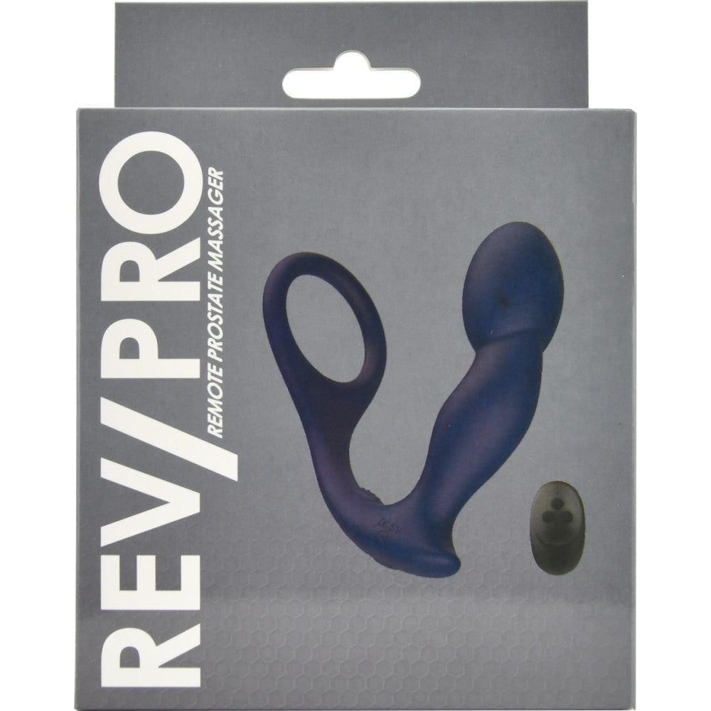 Rev Pro Silicone Cock Ring Rechargeable Prostate Stimulator