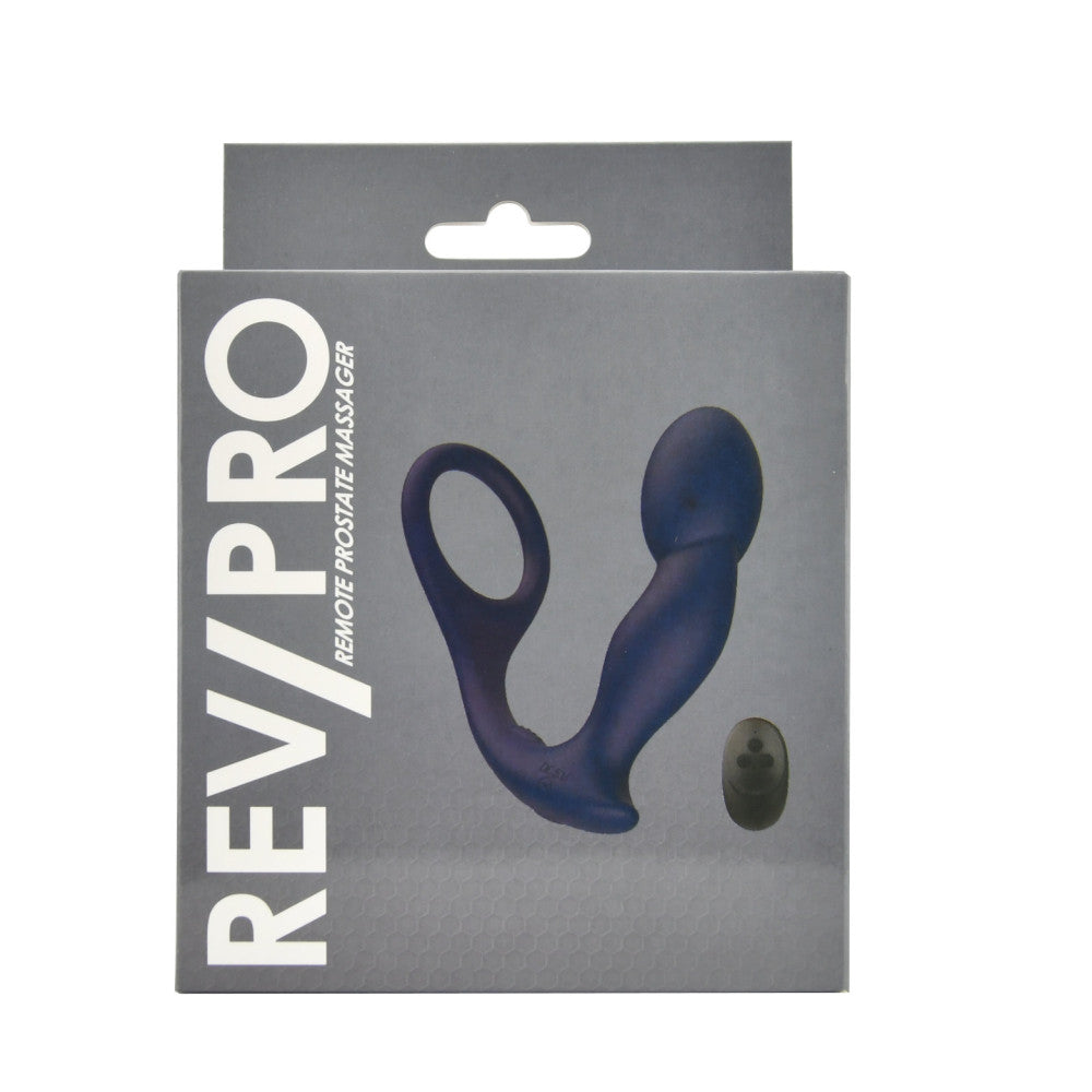 Rev Pro Silicone Cock Ring Rechargeable Prostate Stimulator