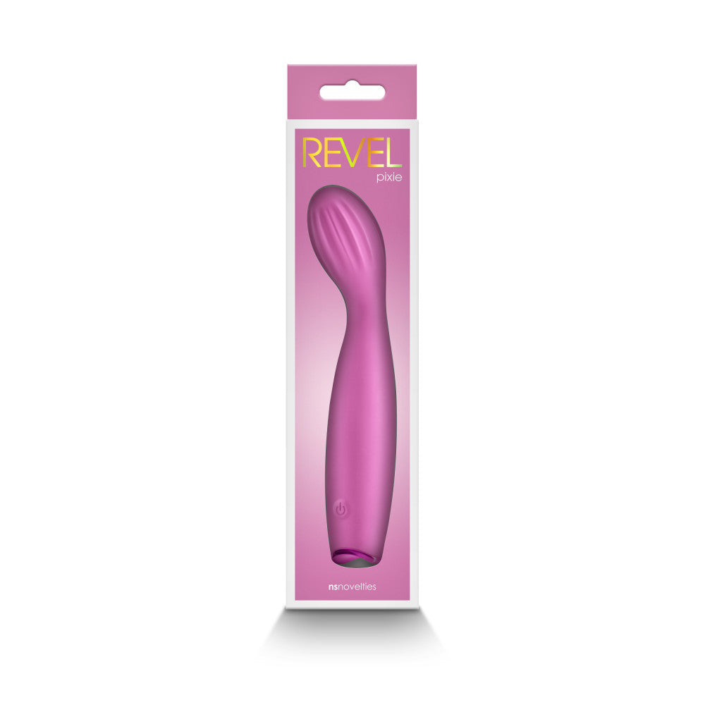 Revel Pixie Pink Silicone G-Spot Rechargeable Vibrator