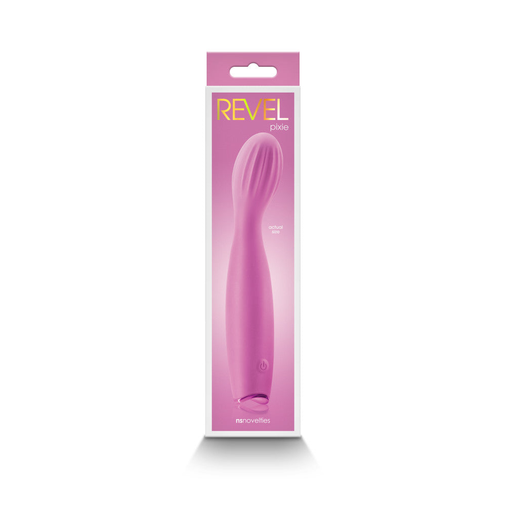 Revel Pixie Pink Silicone G-Spot Rechargeable Vibrator