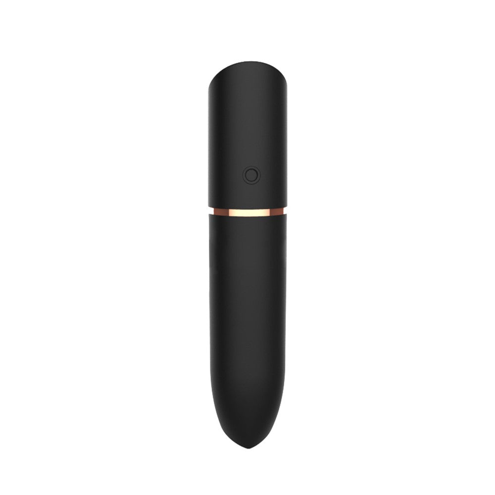 Rocket Silicone Bullet Vibrator Black