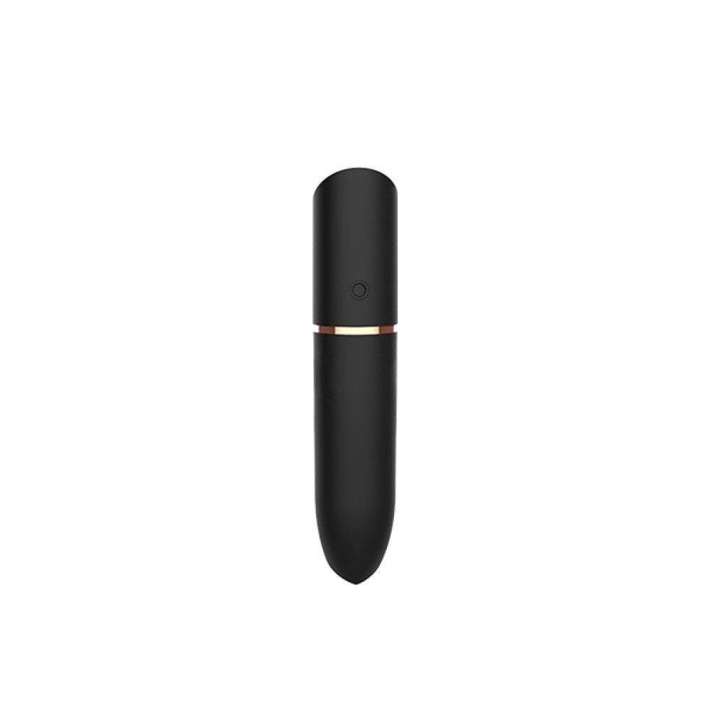 Rocket Silicone Bullet Vibrator Black