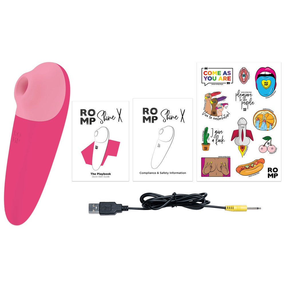 Romp Shine X Pink Rechargeable Clitoris Stimulator