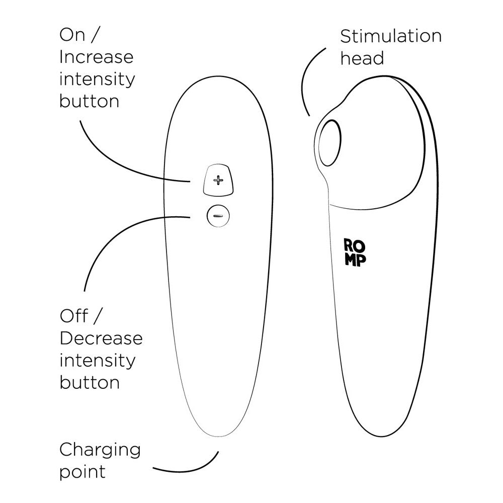 Romp Shine X Pink Rechargeable Clitoris Stimulator