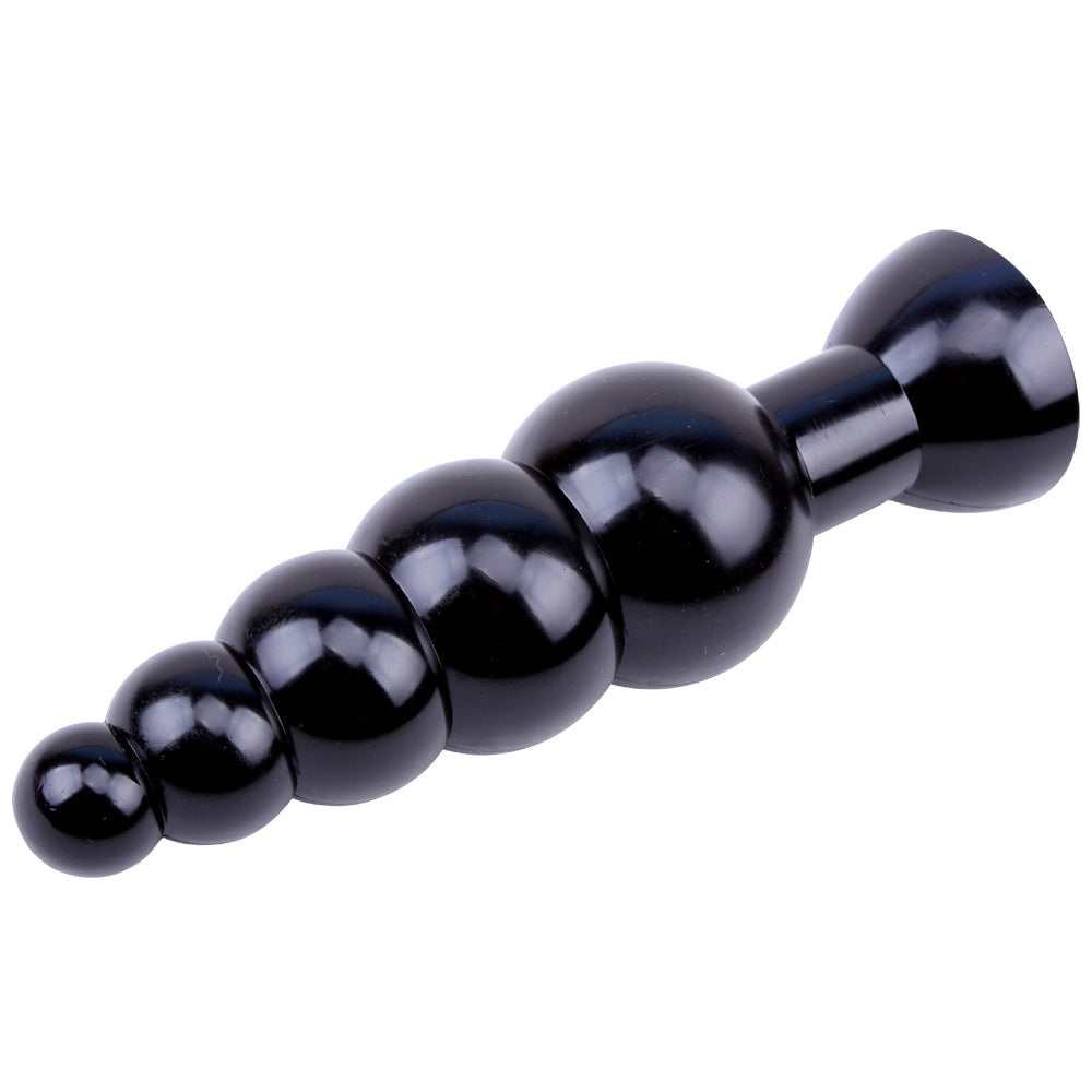 Rosary Butt Plug Black Mont 19 cm.