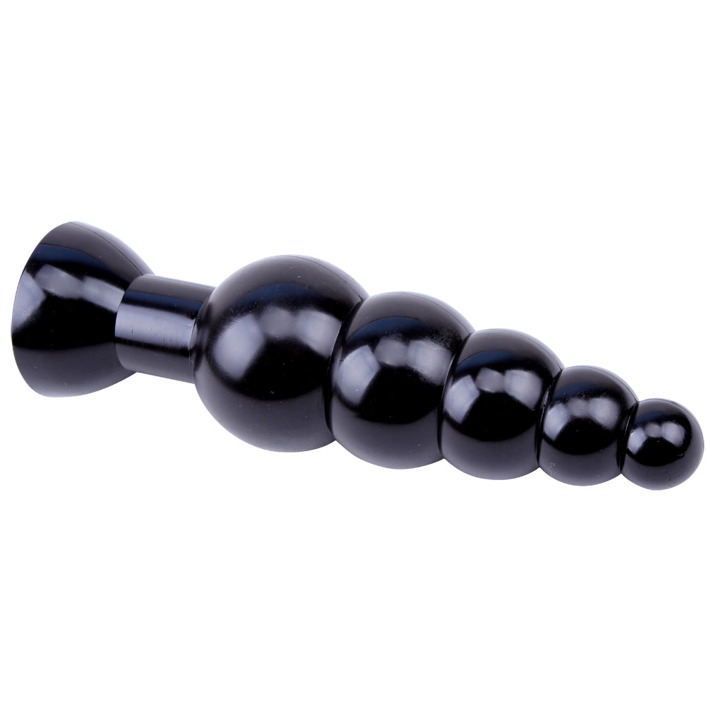 Rosary Butt Plug Black Mont 19 cm.