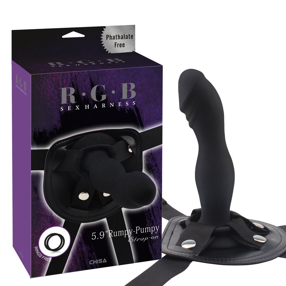 Rumpy-Pumpy silicone dildo strap-on