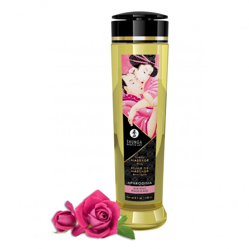Shunga Aphrodisia Massage Oil Rose Petals 240 ml.