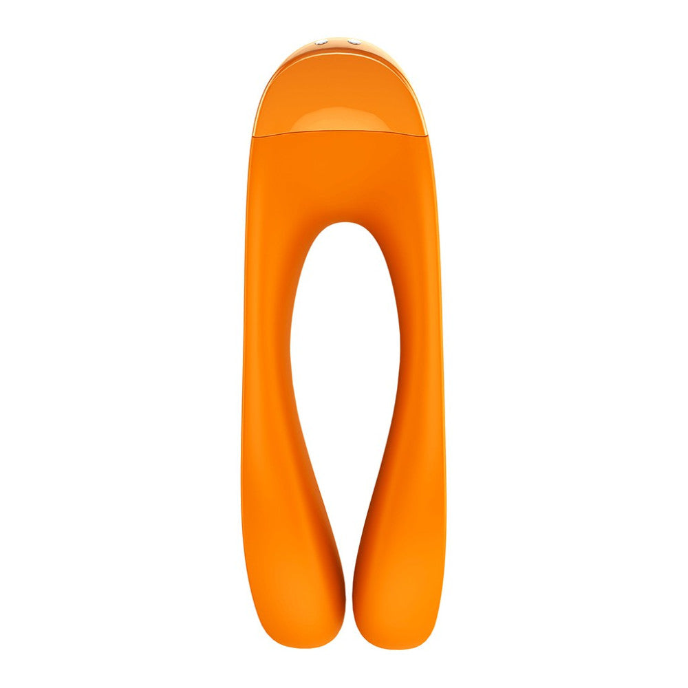 Satisfyer Candy Cane Orange Rechargeable Finger Stimulator