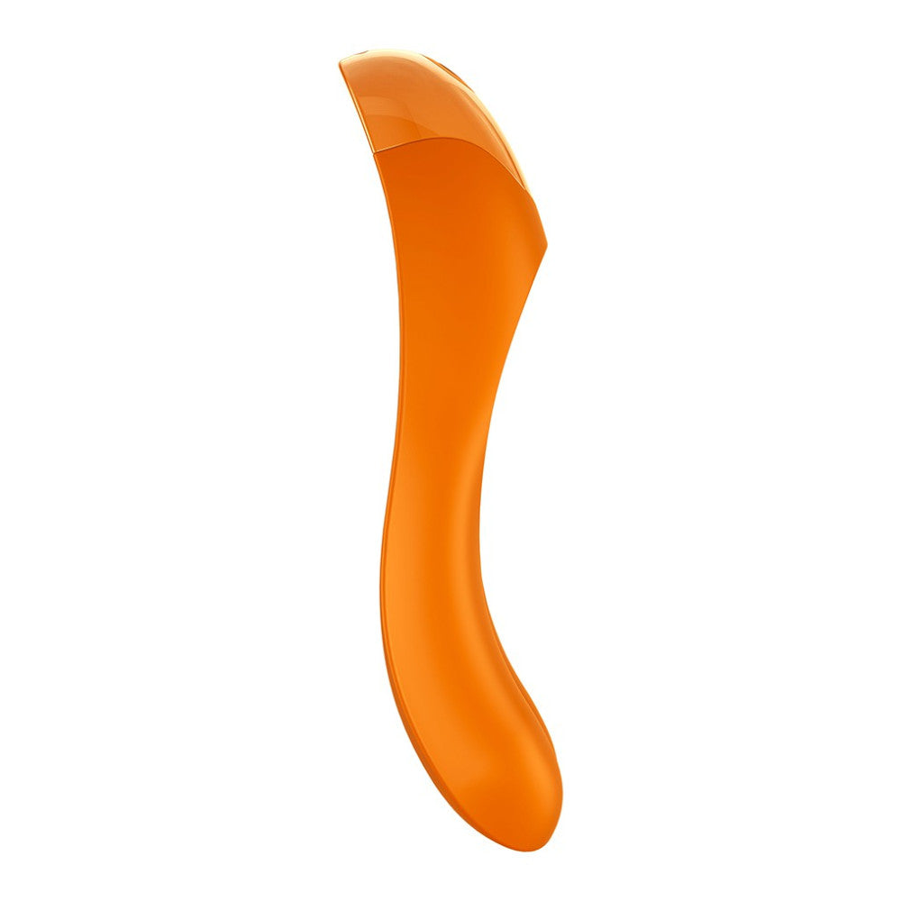 Satisfyer Candy Cane Orange Rechargeable Finger Stimulator