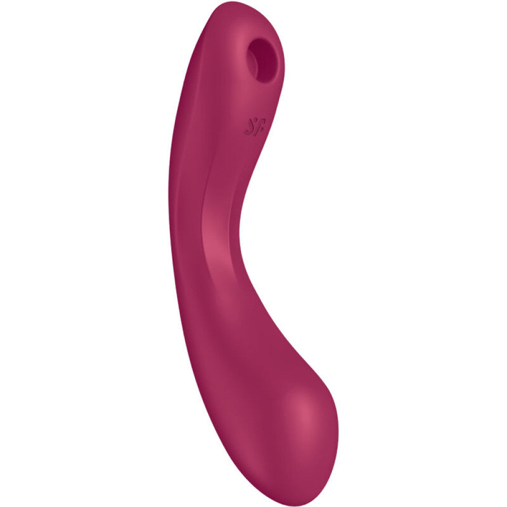 Satisfyer Curvy Trinity 1 2 in 1 suction clitoris stimulator and vibrator