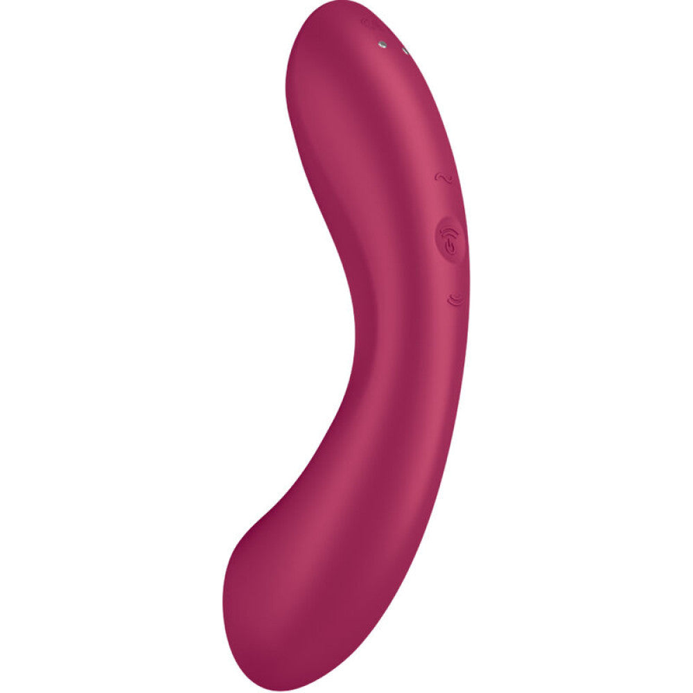 Satisfyer Curvy Trinity 1 2 in 1 suction clitoris stimulator and vibrator