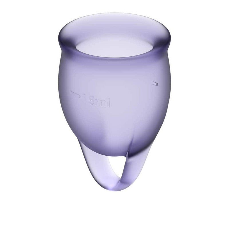 Satisfyer Feel Confident menstrual cups purple