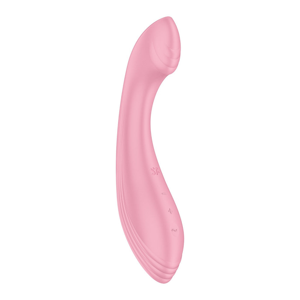 Satisfyer G-Force rechargeable silicone G-spot vibrator pink