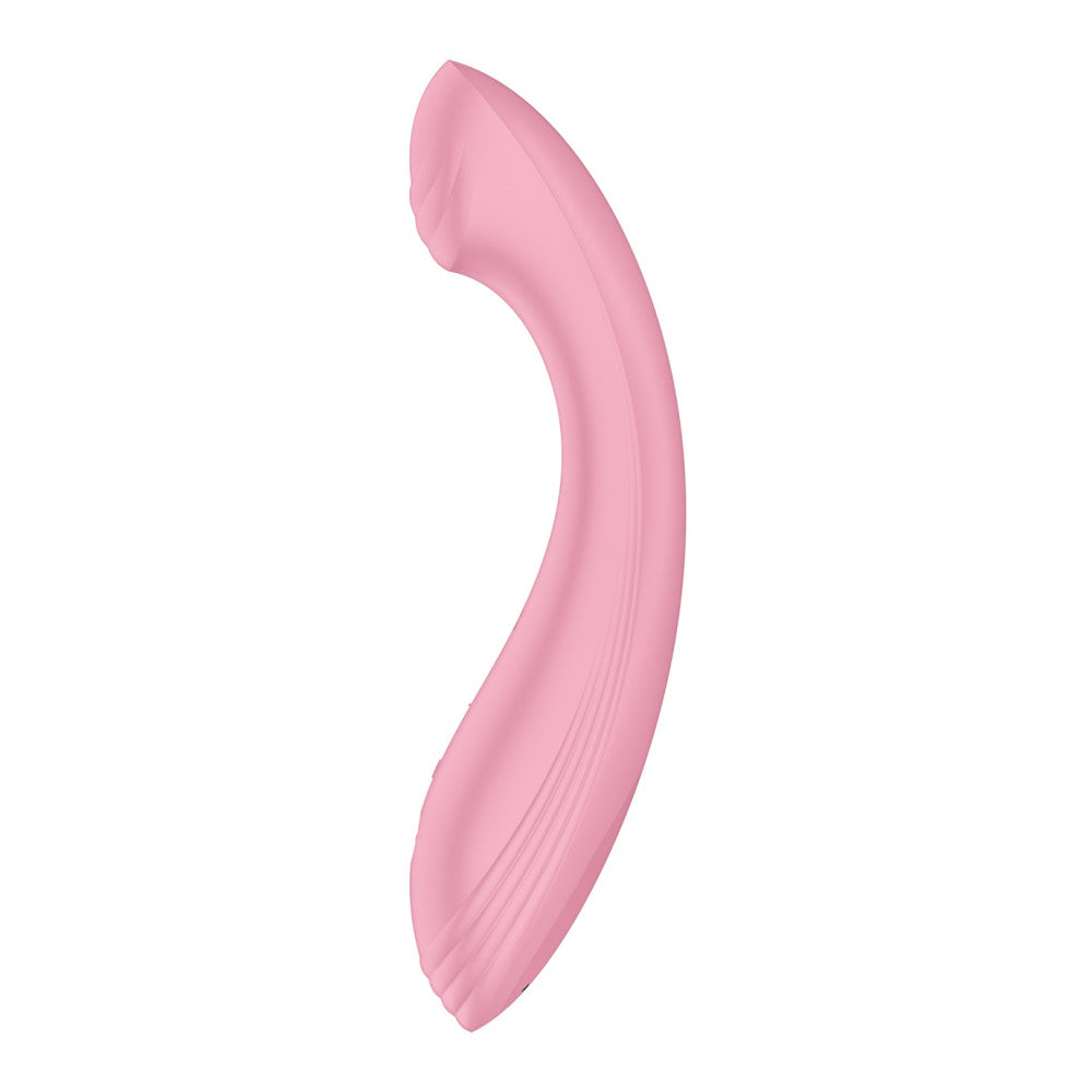 Satisfyer G-Force rechargeable silicone G-spot vibrator pink