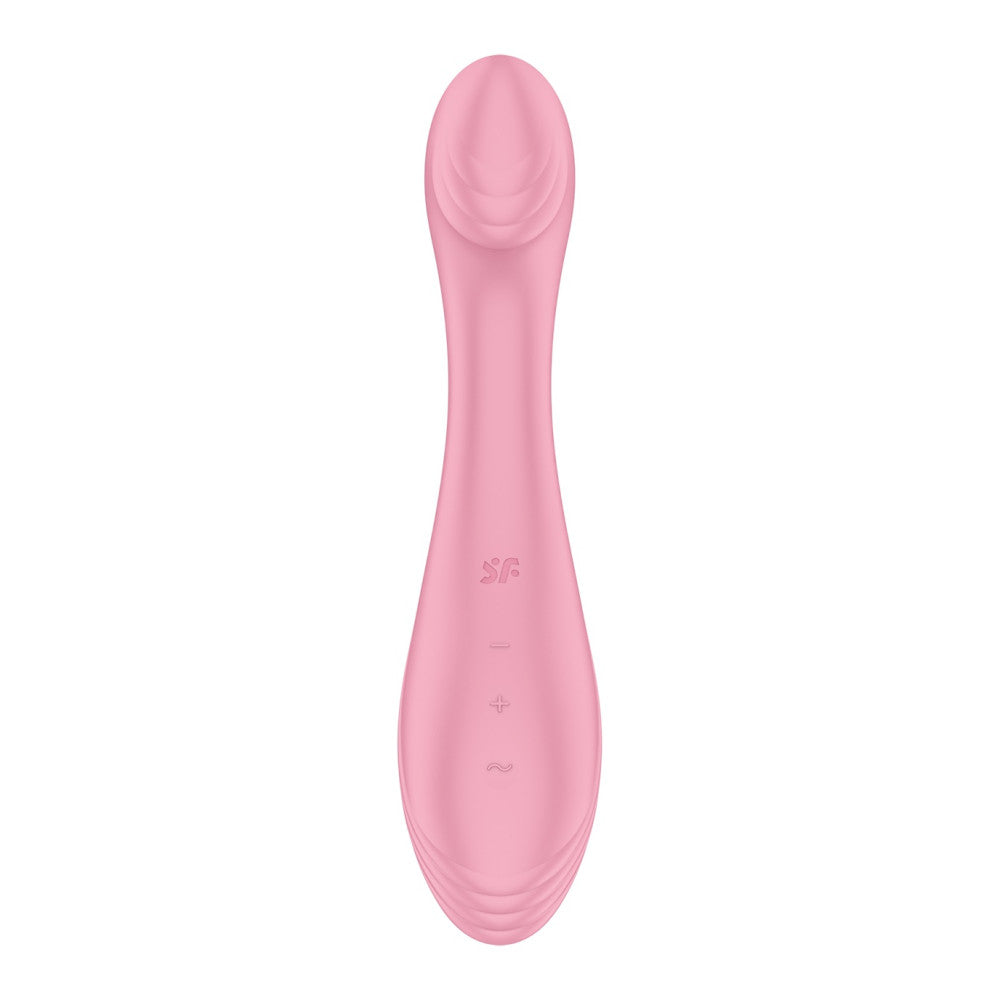 Satisfyer G-Force rechargeable silicone G-spot vibrator pink