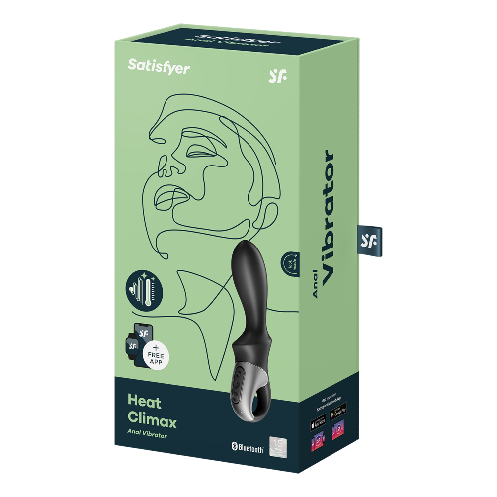 Satisfyer Heat Climax Rechargeable Heated Anal Stimulator with App