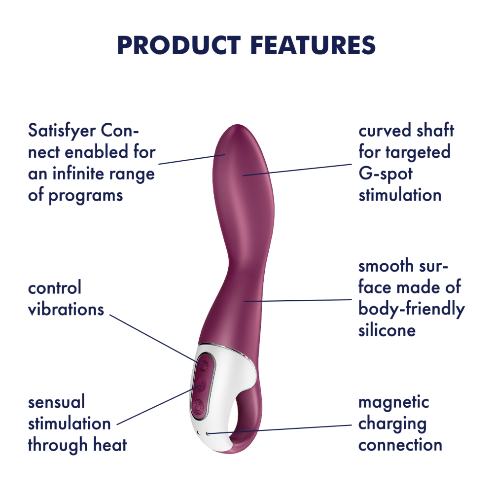 Satisfyer Heated Thrill powerful silicone vibrator