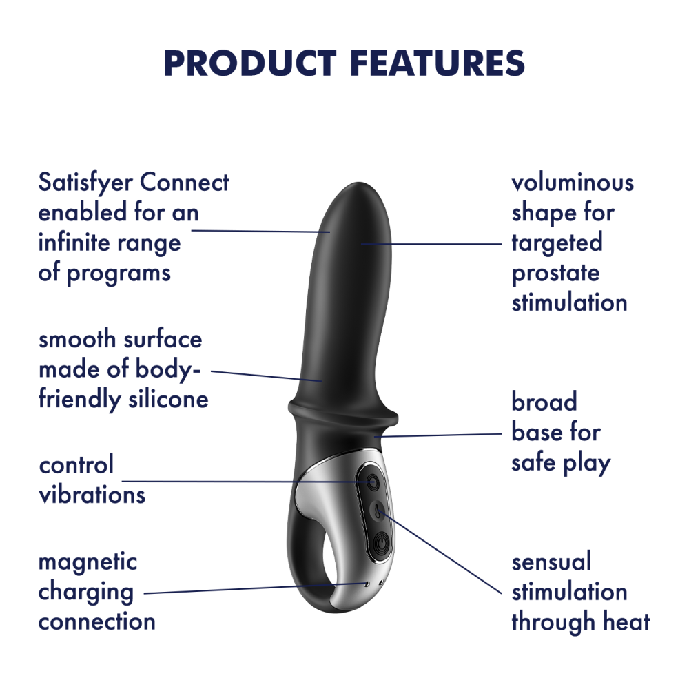 Satisfyer Hot Passion Vibrating Prostate Stimulator with Heating