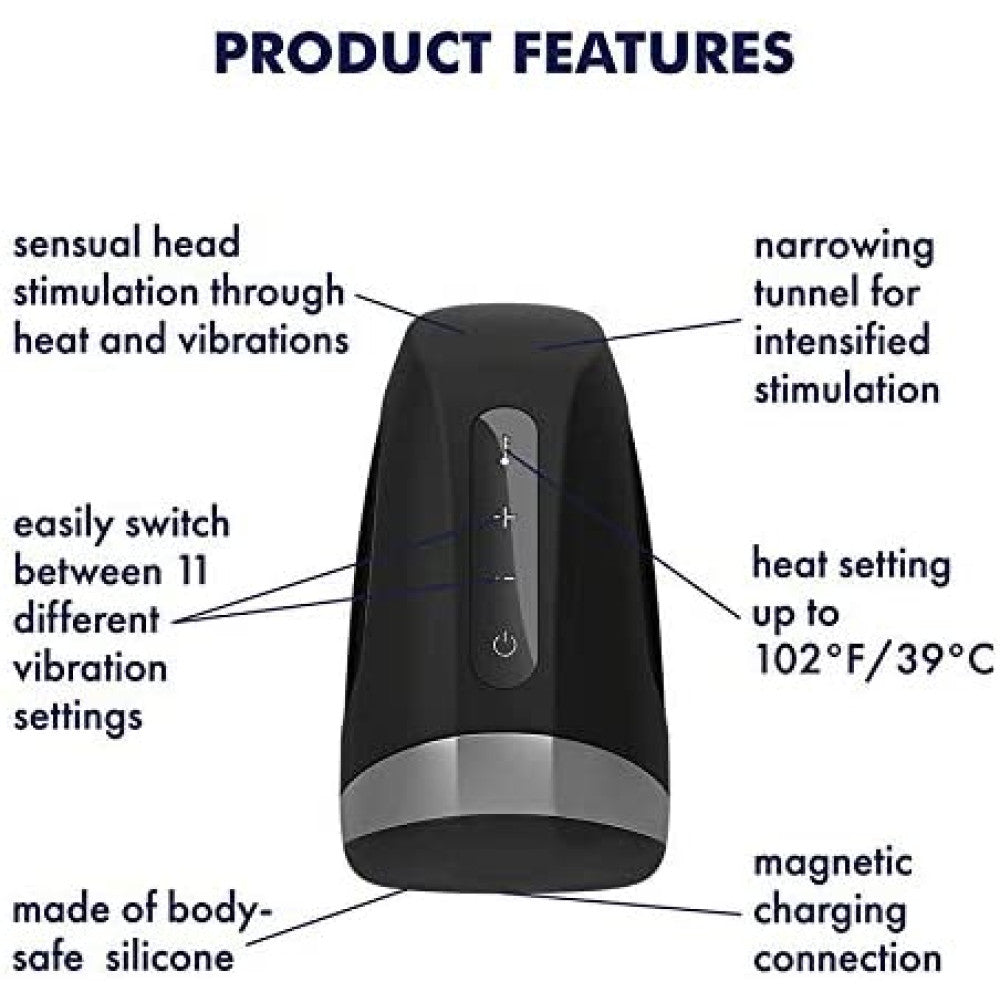 Satisfyer Luxury Heating Vibrating Masturbator