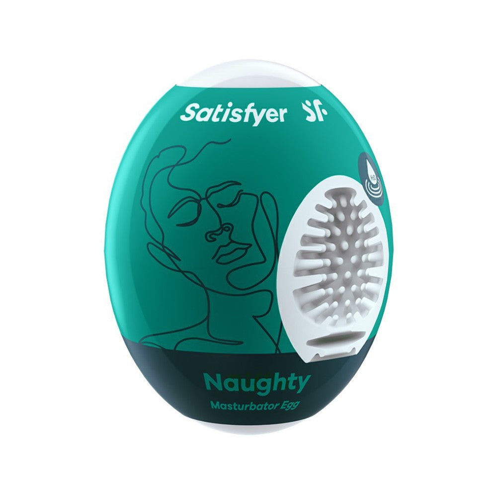 Satisfyer Naughty Discreet Embossed Egg Masturbator