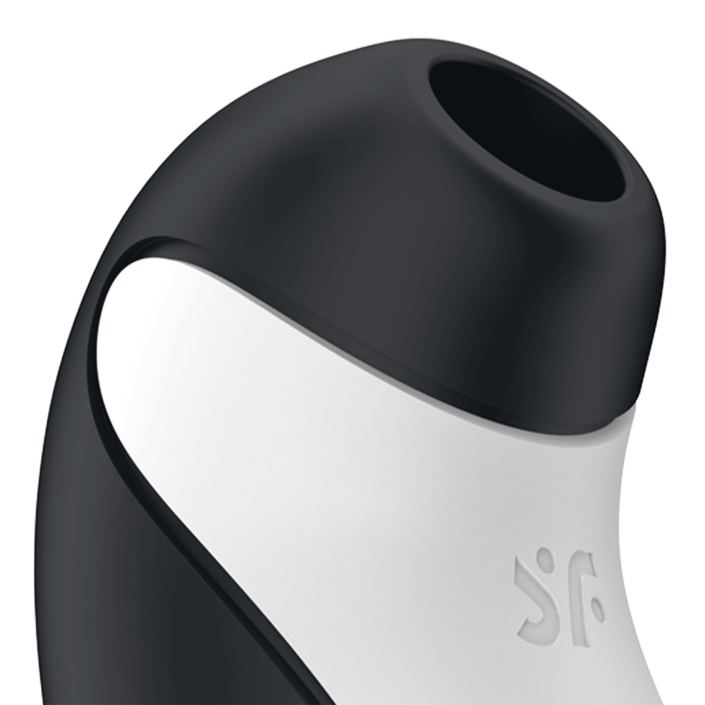 Satisfyer Orca Rechargeable Silicone Clitoris Stimulator Black and White