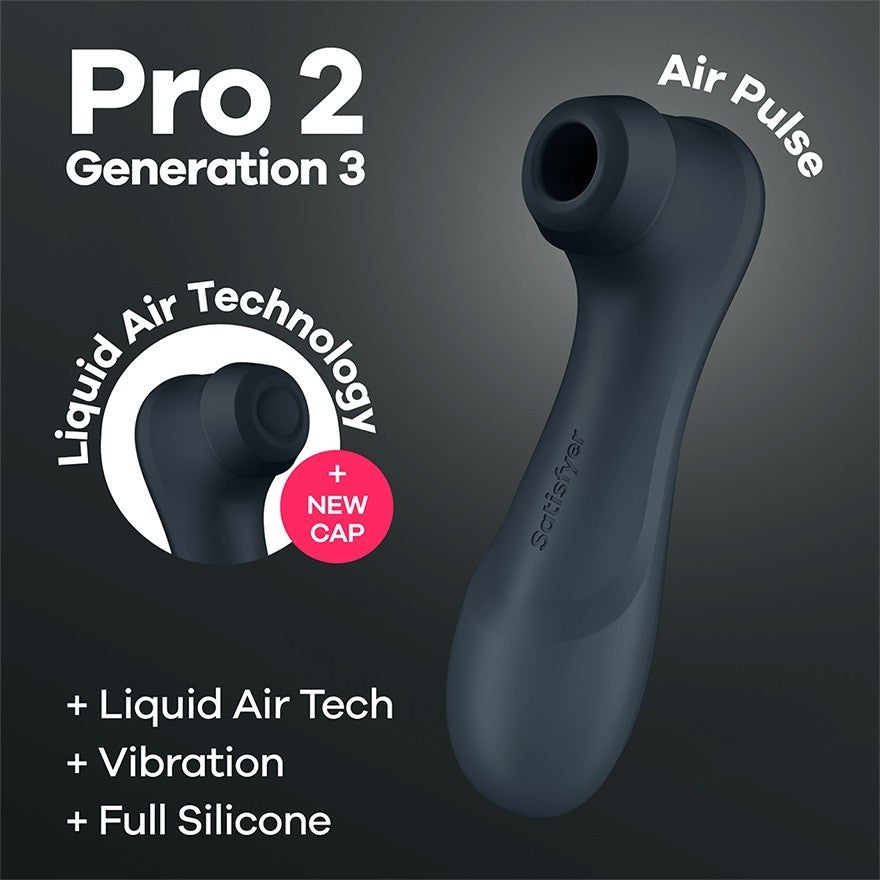 Satisfyer Pro 2 Generation 3 suction and vibrating clitoral stimulator black