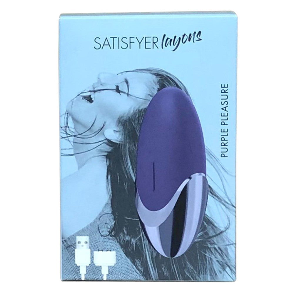 Satisfyer Purple Pleasure Silicone Rechargeable Clitoris Stimulator