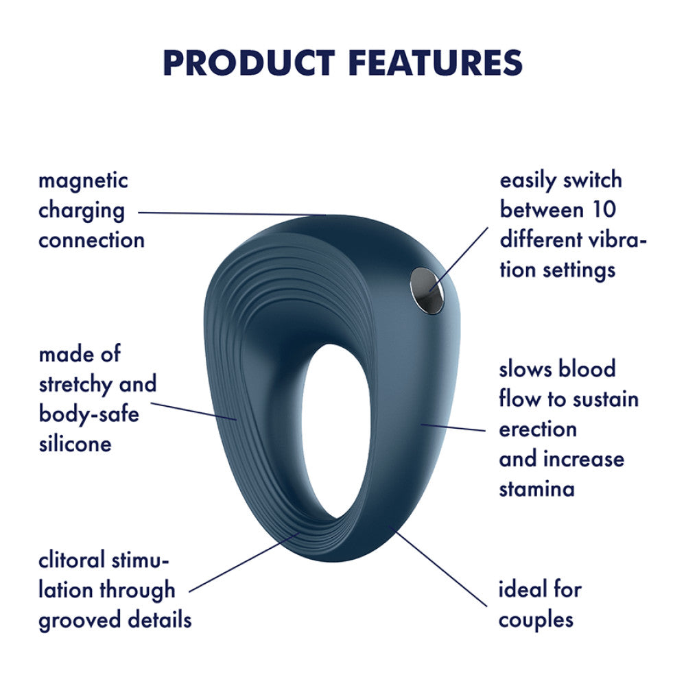 Satisfyer Ring 2 Rechargeable Vibrating Cock Ring