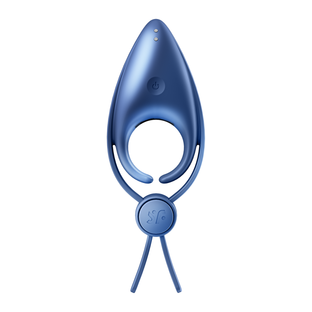 Satisfyer Sniper Blue Silicone Refillable Penis Ring