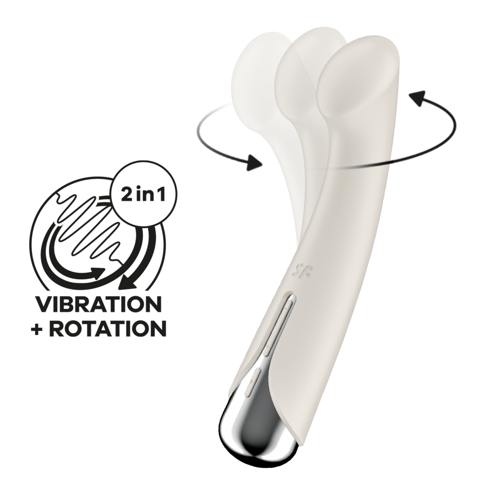 Satisfyer Spinning G-Spot 1 Rechargeable Vibrator White