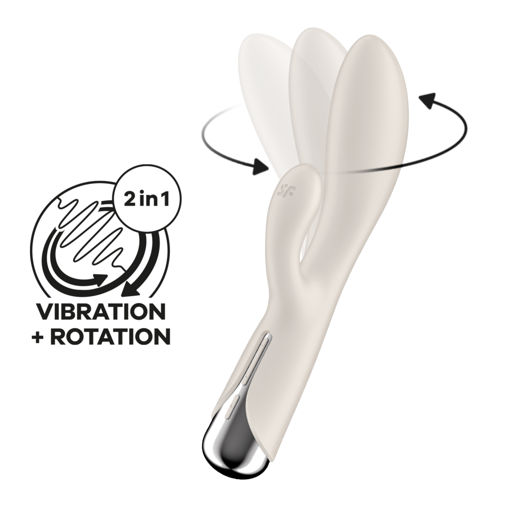 Satisfyer Spinning Rabbit 1 Rechargeable G-Spot Vibrator White