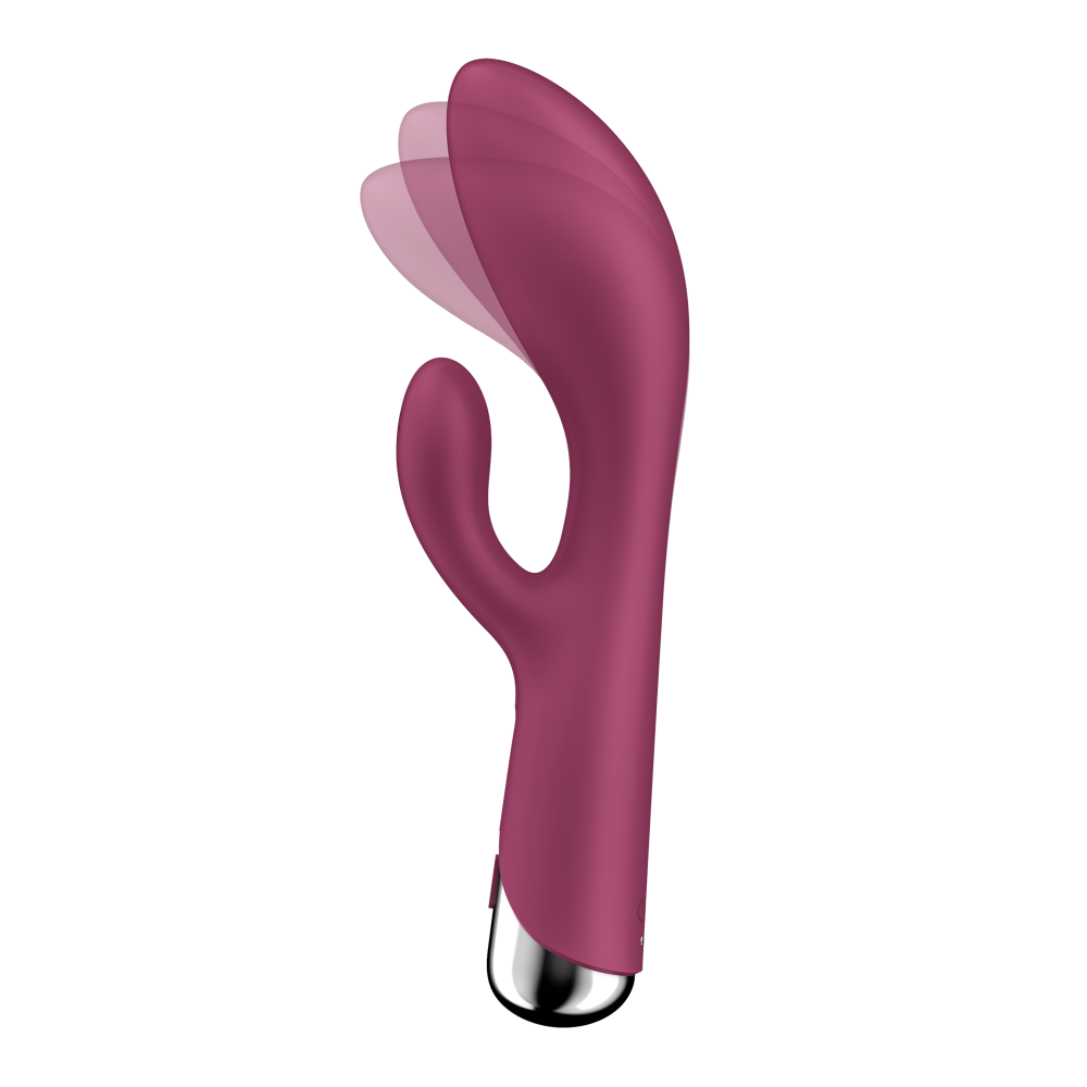 Satisfyer Spinning Rabbit Vibrator with Rotation Red