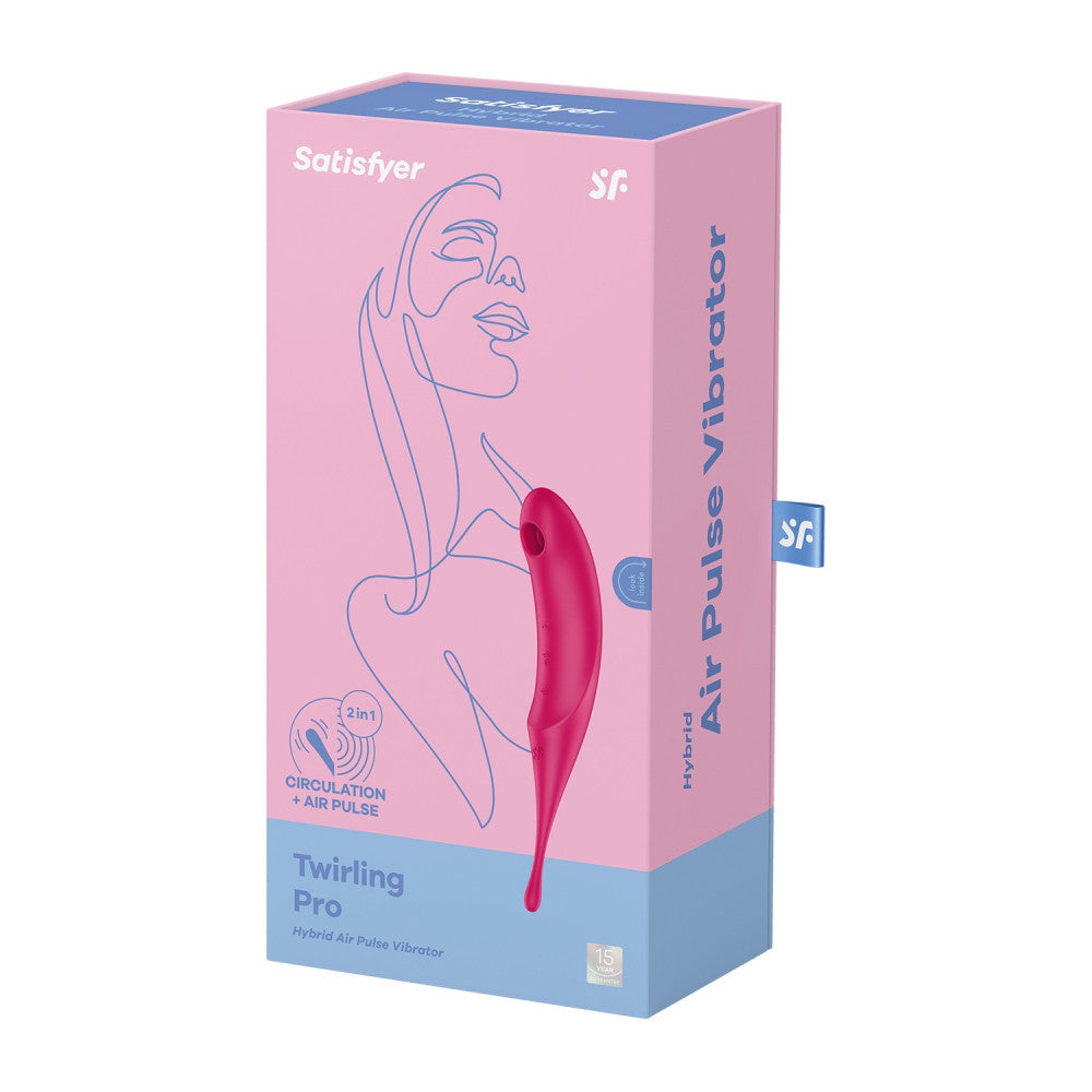 Satisfyer Twirling Pro Rechargeable 2 in 1 Sucking and Vibrating Stimulator