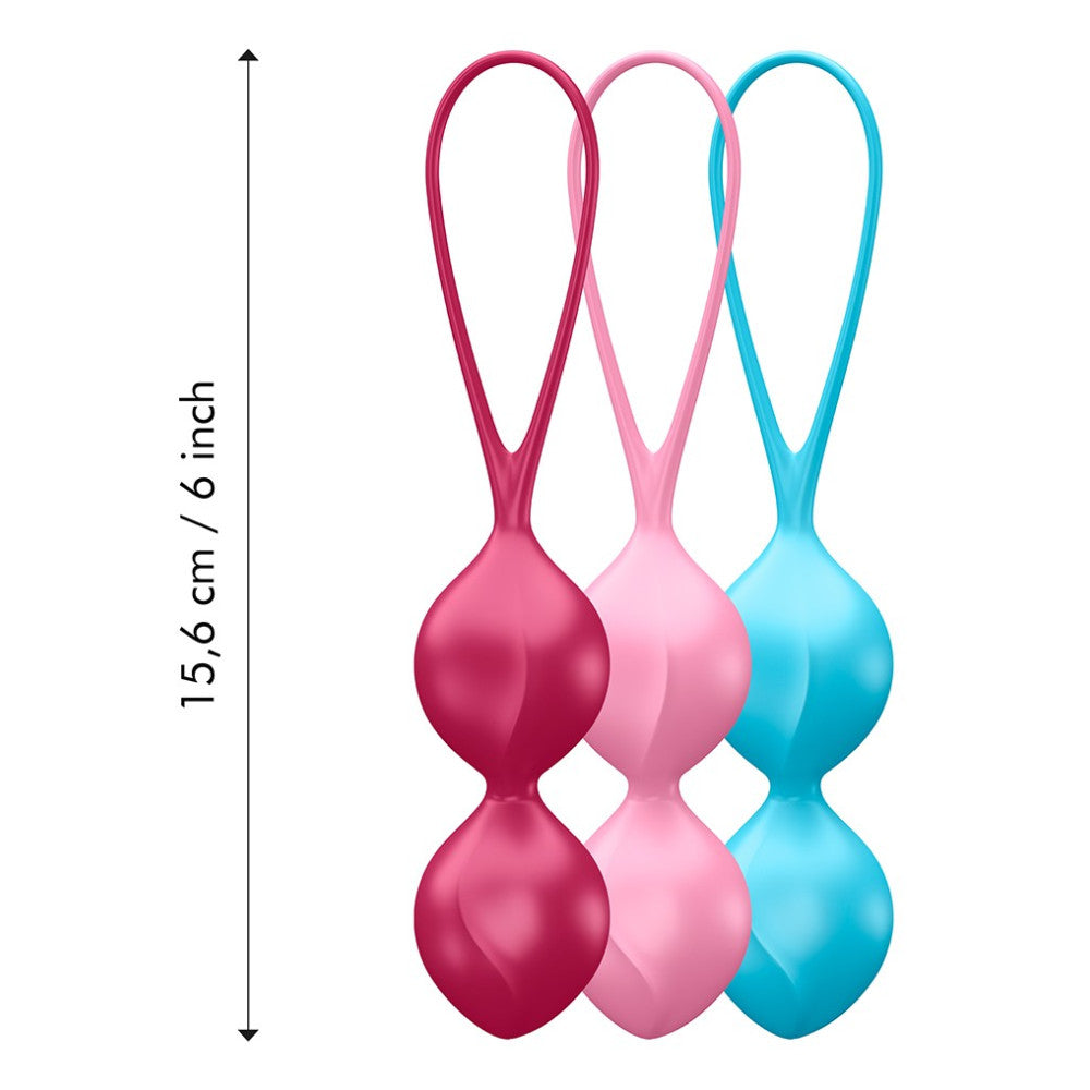 Satisfyer V-Balls silicone vaginal balls set