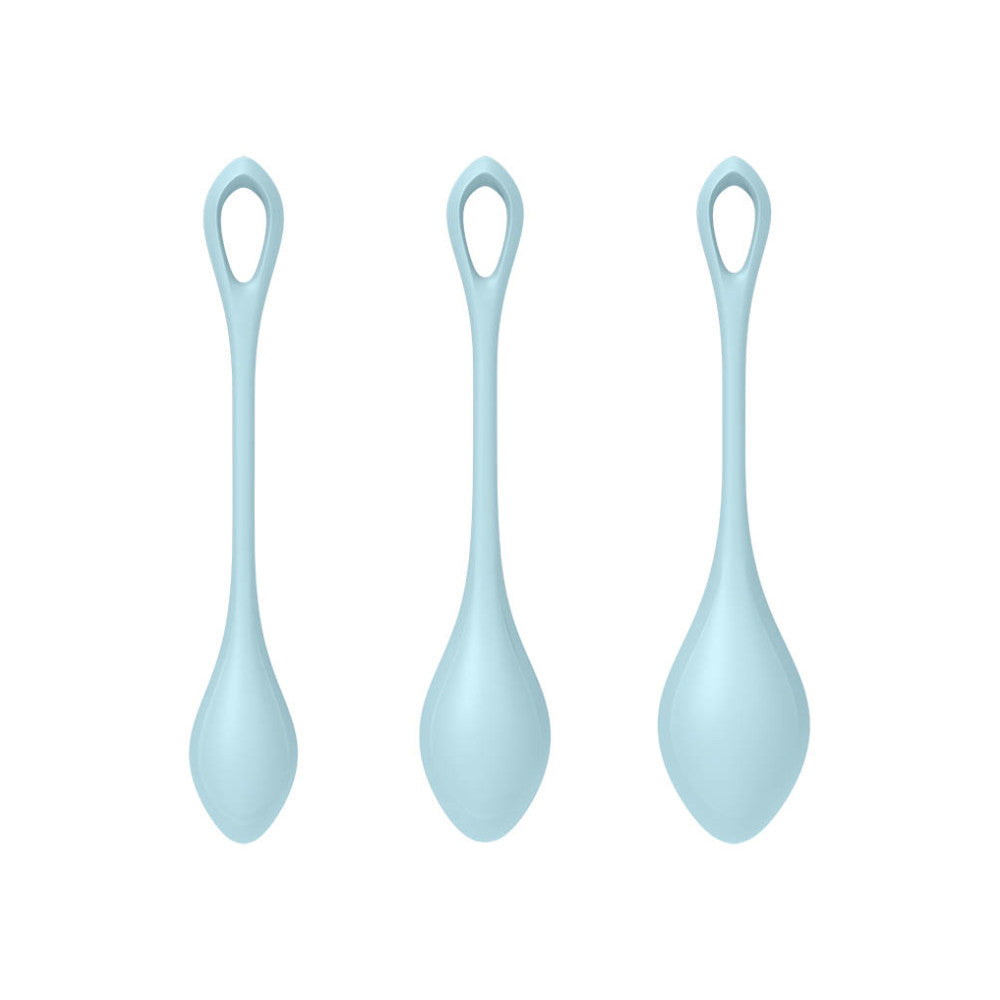 Satisfyer Yoni Power 2 Set of Silicone Vaginal Balls Blue