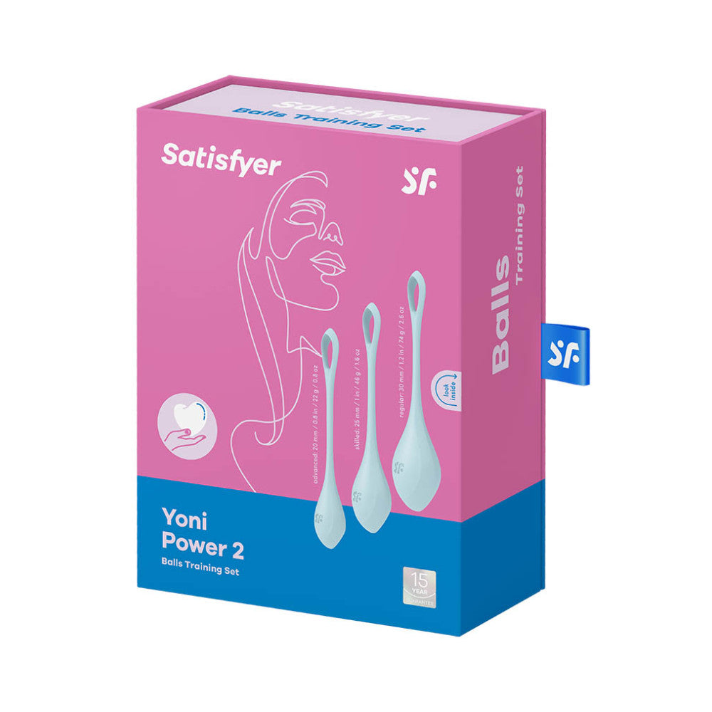 Satisfyer Yoni Power 2 Set of Silicone Vaginal Balls Blue