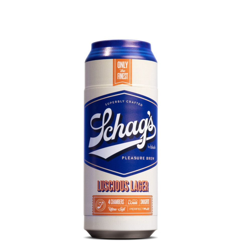 Self Wetting Discreet Masturbator - Schags Luscious Lager Beer Can