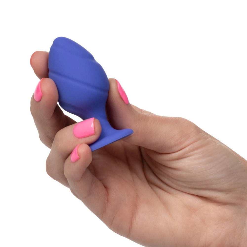 Set of 2 silicone anal dilators Cheeky blue