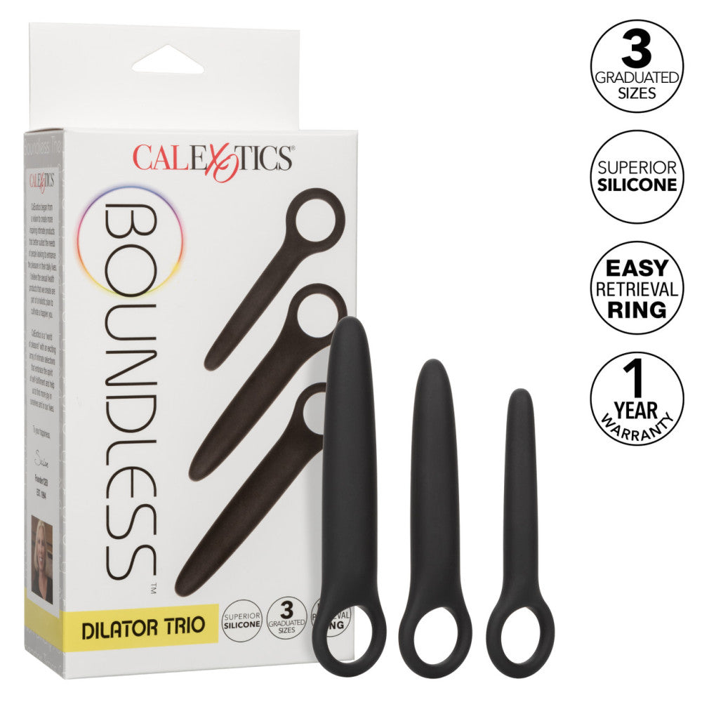 Set of 3 Boundless silicone vaginal dilators