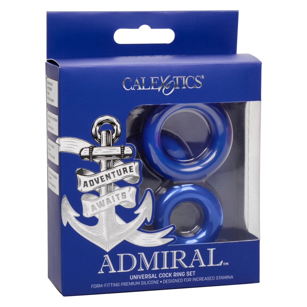 Set of 3 pcs. Admiral silicone penis rings