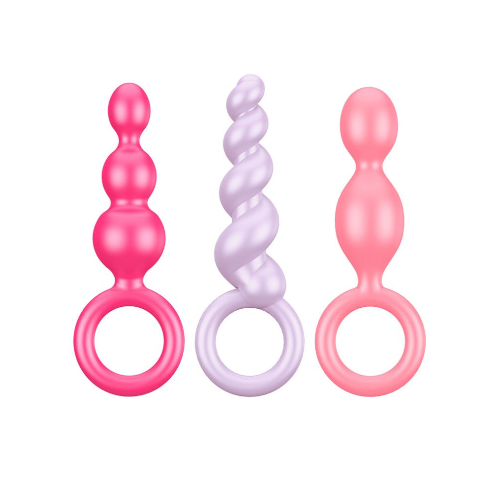 Set of 3 pcs. Satisfyer Plugs silicone anal toys