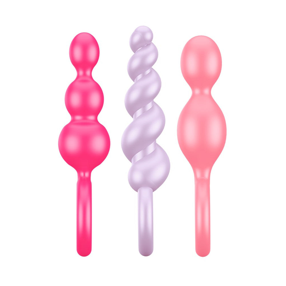 Set of 3 pcs. Satisfyer Plugs silicone anal toys