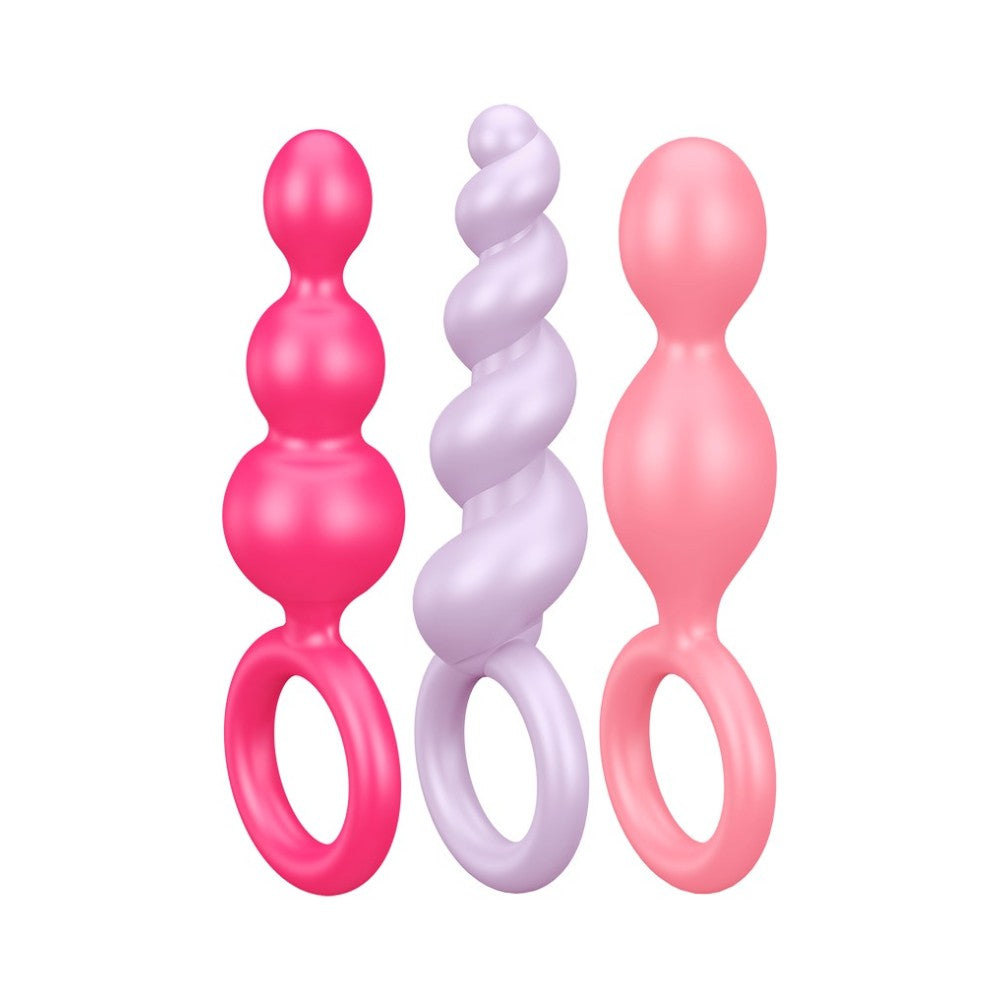 Set of 3 pcs. Satisfyer Plugs silicone anal toys