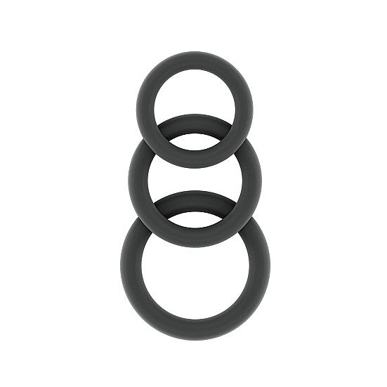 Set of 3 pcs. Sono silicone penis rings