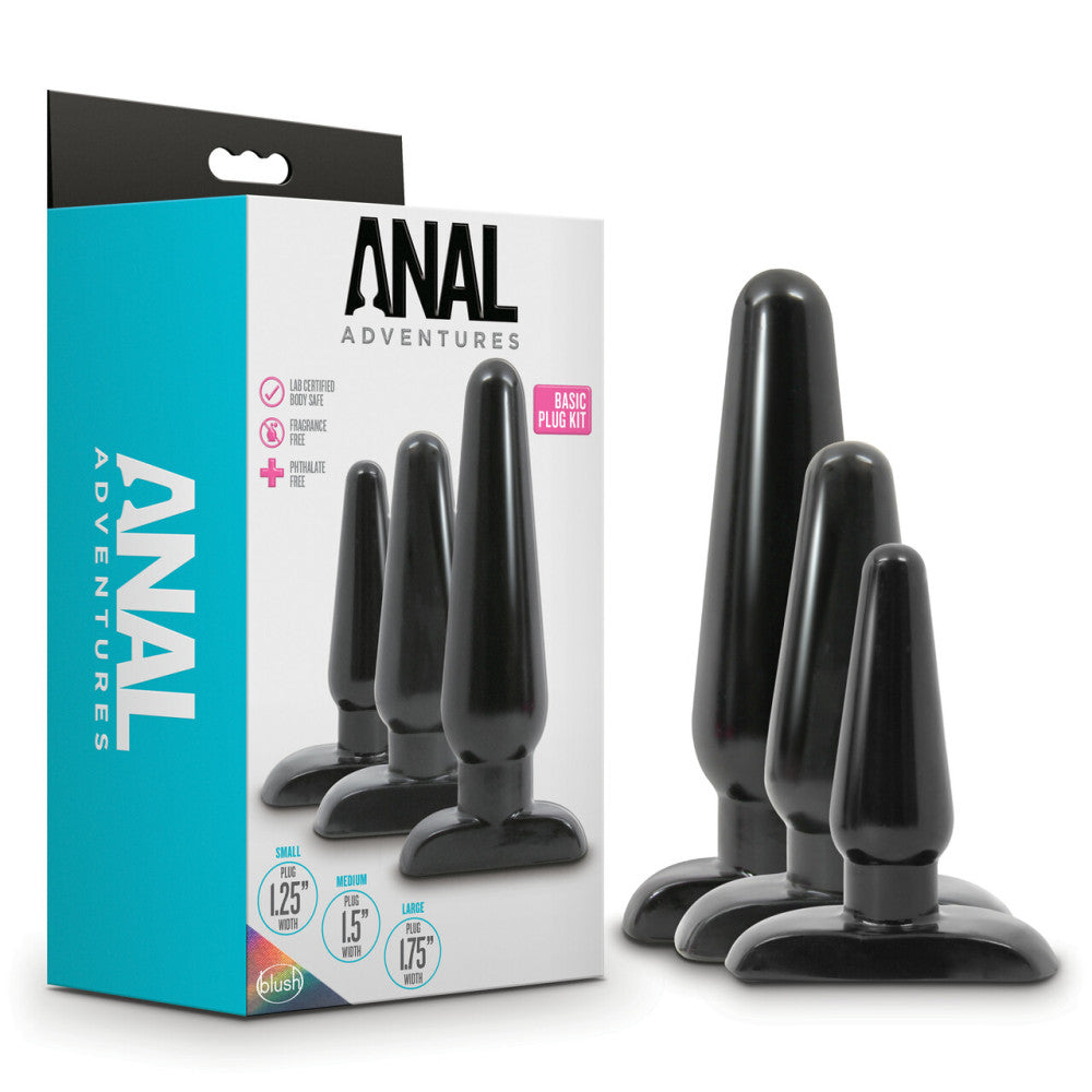 Set of 3 pcs. anal dilators Anal Adventures