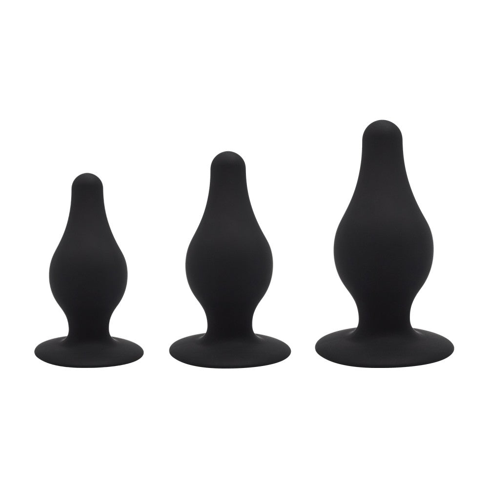 Set of 3 pcs. double layer silicone expanders SilexD Silicone Plug Kit