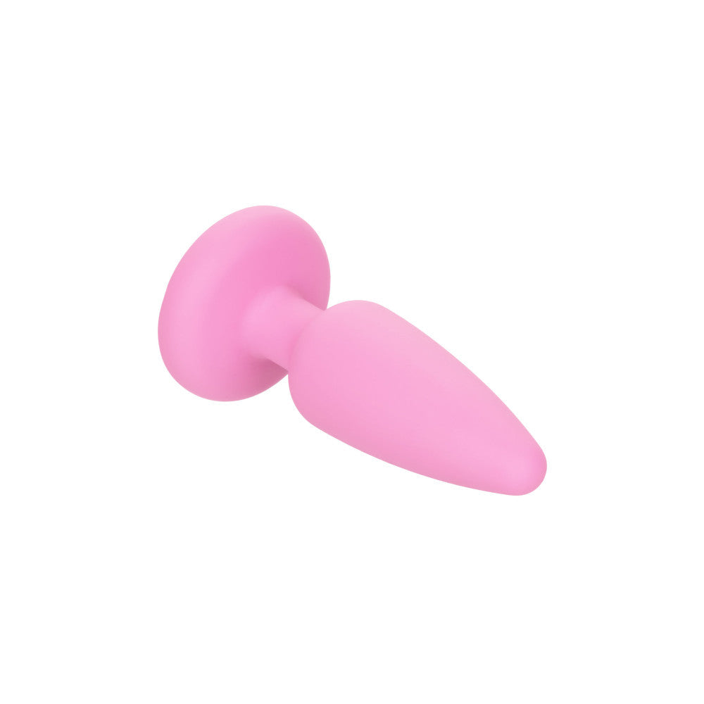 Set of 3 silicone anal dilators with First Time crystal