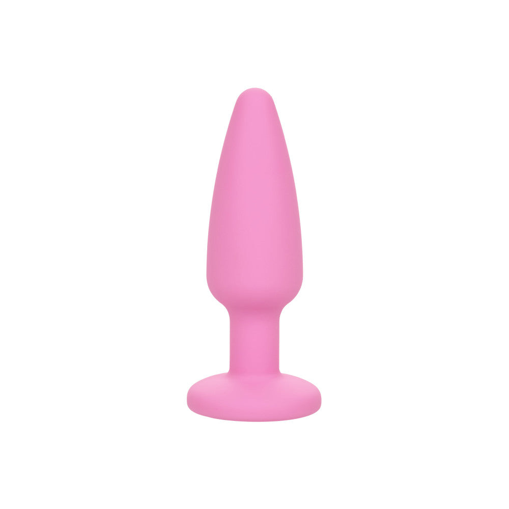 Set of 3 silicone anal dilators with First Time crystal