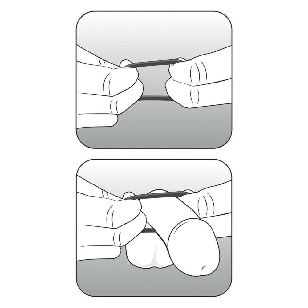 Set of performance VS2 silicone cock rings